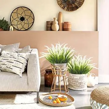 Beautiful 10 Bundles UV Resistant Artificial Plants for Outdoors