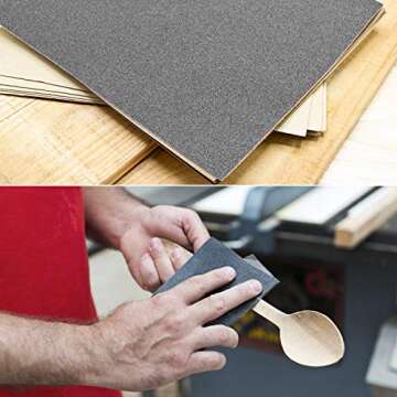 Wet Dry Sandpaper Assortment 46 Pack 120 to 7000 Sand Paper Assorted Grit 9 x 3.6 Inches Waterproof Sanding Paper Sheets for Automotive Wood Sanding Car Metal Plastic Glass Polishing
