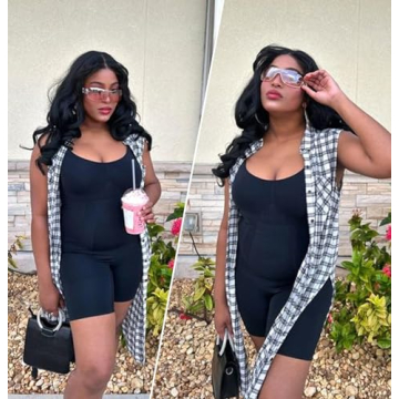 SHAPERX Body Shaper Bodysuit for Women with Tummy Control