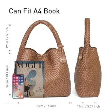 Stylish PS Petite Simone Woven Tote Bag for Women