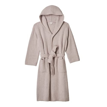 Barefoot Dreams CozyChic Ribbed Hooded Robe - Stylish Comfort