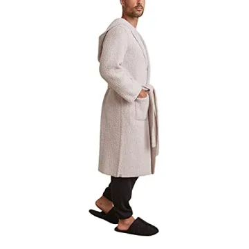 Barefoot Dreams CozyChic Ribbed Hooded Robe - Stylish Comfort