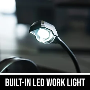 SKIL 3.0 Amp 8 In. Bench Grinder with LED Work Light