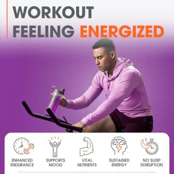 Genius Pre Workout Powder, Grape Limeade - All-Natural Nootropic Pre-workout & Caffeine-Free Nitric Oxide Booster Supplement with Beta Alanine & Alpha GPC - No Artificial Flavors, Sweeteners, or Dyes