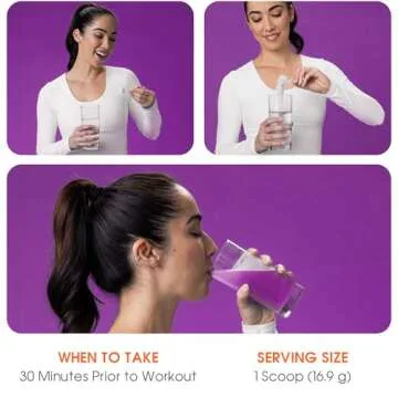 Genius Pre Workout Powder, Grape Limeade - All-Natural Nootropic Pre-workout & Caffeine-Free Nitric Oxide Booster Supplement with Beta Alanine & Alpha GPC - No Artificial Flavors, Sweeteners, or Dyes