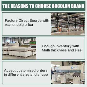 Bocolon HDPE Sheets for Durable DIY Projects, 12x12"