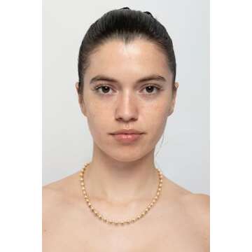 POTESSA 18K Gold Plated Pendant Necklace Medallion Coin Y Style Link Thick Chain Toggle Layering Necklace for Women Jewelry