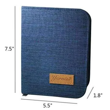 Yarniss 20 Sizes Crochet Hooks Complete Set 0.5mm-10mm, Ergonomic Crochet Hooks with Case for Arthritic Hands