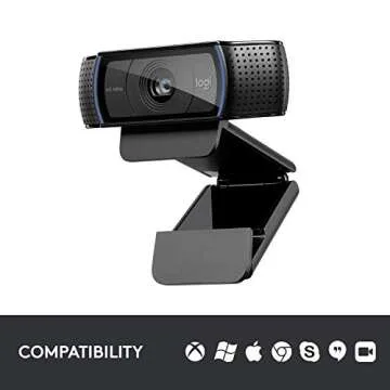 Logitech HD Pro Webcam C920x for Premium Video Calls