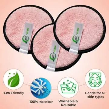 Eco-Kleni Reusable Makeup Remover Set for Sustainable Skincare