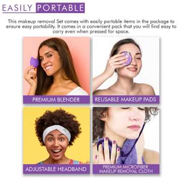 Eco-Kleni Reusable Makeup Remover Set for Sustainable Skincare