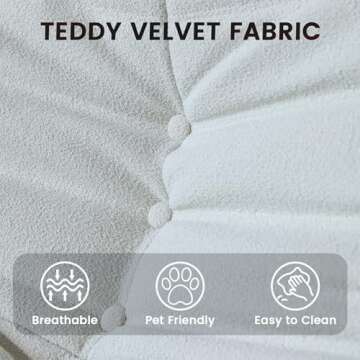 Sdorens Cozy Bean Bag Chair for All Ages - Ergonomically Designed