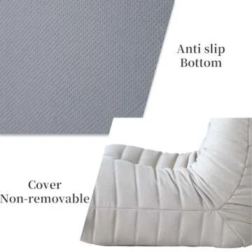 Sdorens Cozy Bean Bag Chair for All Ages - Ergonomically Designed