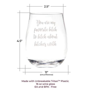 Unique Unbreakable Stemless Wine Glasses for Gifts