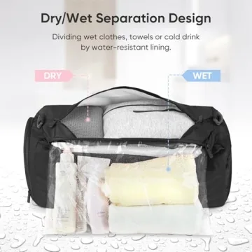 BALEINE Waterproof Gym Bag for All Activities and Travel