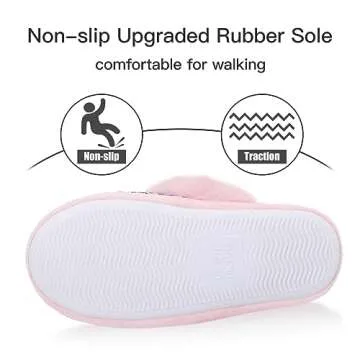 Girls Fluffy Mermaid Slippers with Comfort Memory Foam