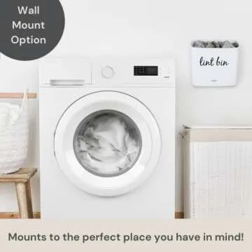 LNDRY Magnetic Lint Bin for Effortless Laundry Organization