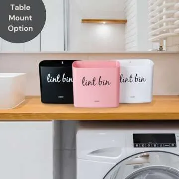 LNDRY Magnetic Lint Bin for Effortless Laundry Organization