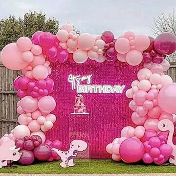 Pink Balloons Set – 60 Decorative Balloons for Every Occasion