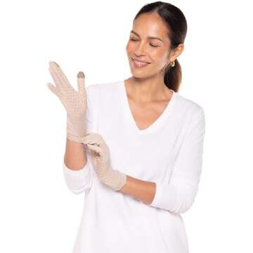 Coolibar Gannett UV Gloves - Stylish Sun Protection for All