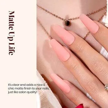 Beetles Gel Matte Top Coat - Stunning Finish & Long-Lasting