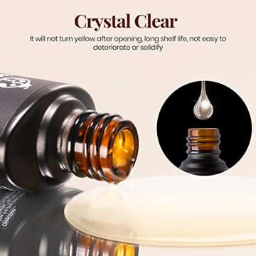 Beetles Gel No Wipe Matte Top Coat - Soak Off Nail Lamp Polish Matte Finish & Long Lasting for Valentine's Day Gift for Women