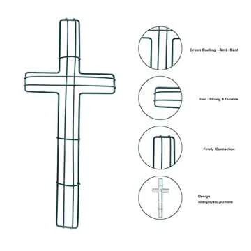 SOHAIL Cross Wreath Frame Set for Easter and Christmas