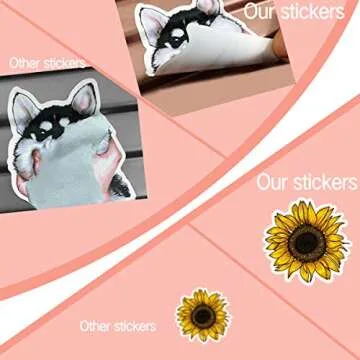 200 PCS Cute Vinyl Waterproof Stickers Pack - Ideal for Gifting