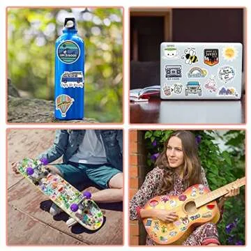 200 PCS Cute Vinyl Waterproof Stickers Pack - Ideal for Gifting