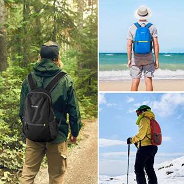 Gonex Lightweight Packable Backpack for Outdoor Adventures