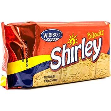 Wibisco Shirley Biscuits, Original, 3.7 oz (Pack of 24)