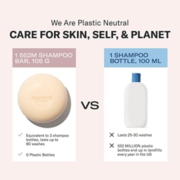 Odacité Argan Coconut Shampoo Bar for Hydrated Hair