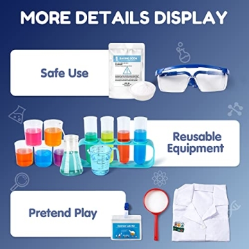 60 Science Experiment Kits for Kids Birthday and STEM Fun