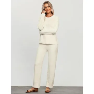 Luvamia Fuzzy Fleece Women's Pajama Set Cozy Loungewear