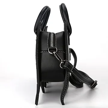 Ondeam Bat Wing Handbag - Unique PU Spider Web Design