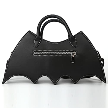 Ondeam Bat Wing Handbag - Unique PU Spider Web Design