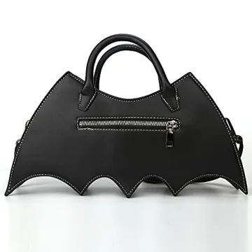 Ondeam Bat Wing Handbag - Unique PU Spider Web Design