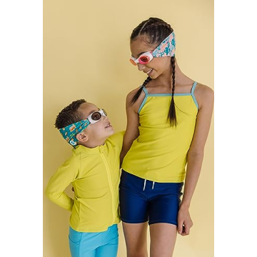 SPLASH PLACE Swim Goggles Fabric Strap Donuts Comfortable