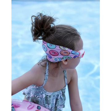 SPLASH PLACE Swim Goggles Fabric Strap Donuts Comfortable