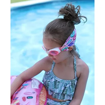 SPLASH PLACE Swim Goggles Fabric Strap Donuts Comfortable