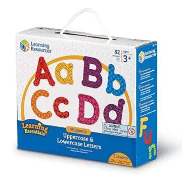 Colorful Magnetic Letters - 82-Piece Educational Set for Kids