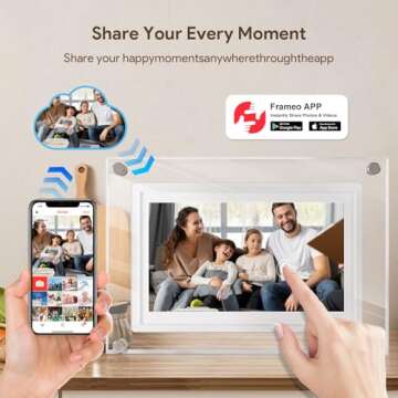 PiPivision 7" WiFi Digital Picture Frame - Instant Sharing