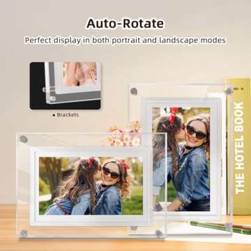 PiPivision 7" WiFi Digital Picture Frame - Instant Sharing