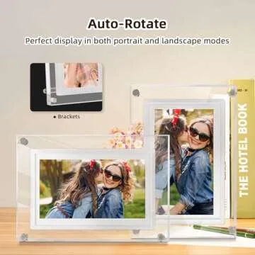 PiPivision 7" WiFi Digital Picture Frame - Instant Sharing