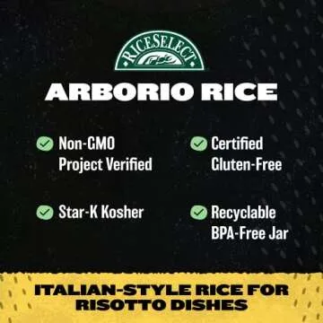 RiceSelect Arborio Rice - Perfect for Risotto and More