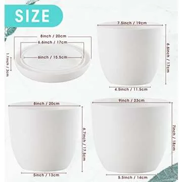 Self-Watering GardenBasix Plant Pots for Every Home