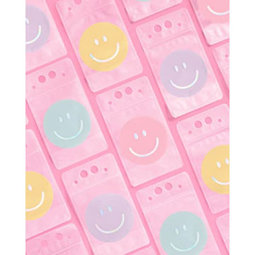 xo, Fetti Smiley Drink Pouches & Butterfly Straws - 16 Count