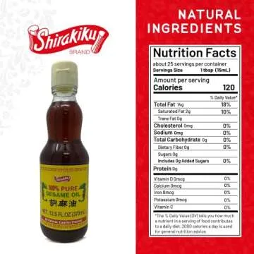 Shirakiku Pure Japanese Sesame Seed Oil - Premium Quality for Authentic Cooking