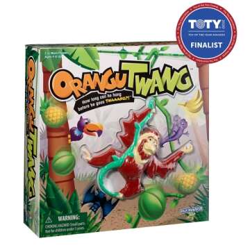 Orangutwang Kids Game - How Long Can He Hang Before He Goes Twaaang?!