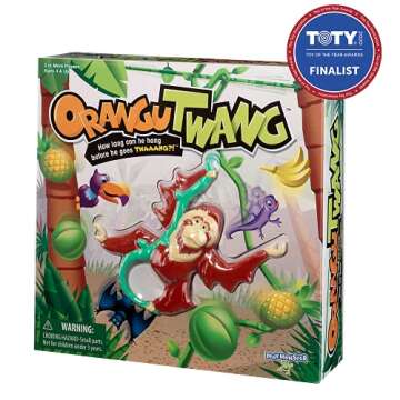 Orangutwang Kids Game - How Long Can He Hang Before He Goes Twaaang?!